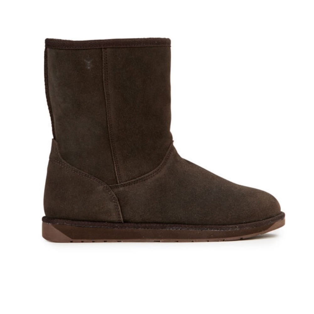 EMU Australia Spindle Lo Chocolate Brown‎ Suede/Merino Wool Boots